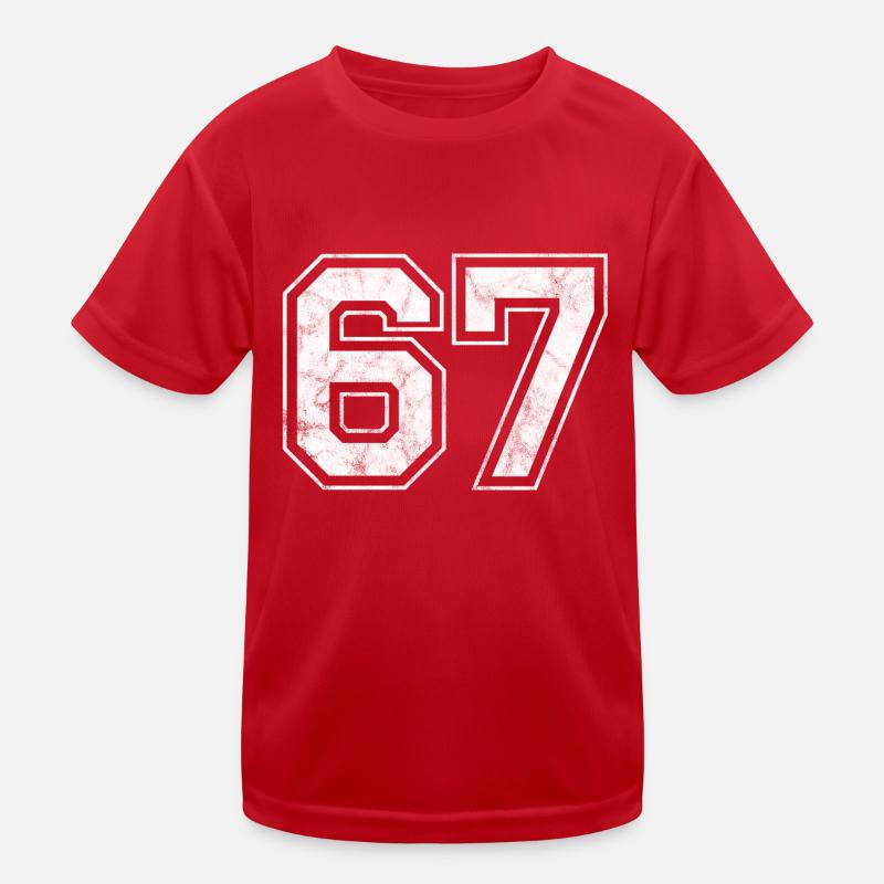 Number 67 Kids Functional T-Shirt