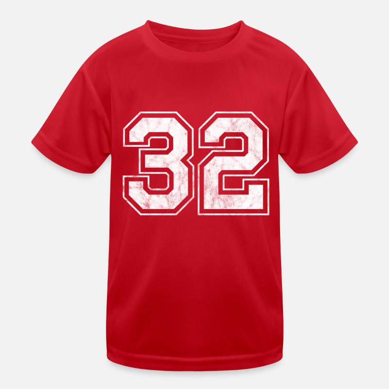 Numéro 32 T-shirt sport Enfant