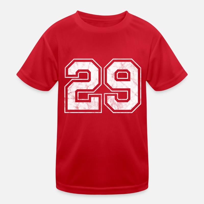 Number 29 Kids Functional T-Shirt