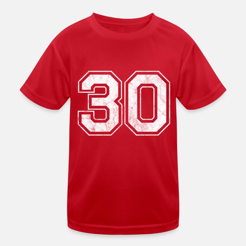 Numéro 30 T-shirt sport Enfant