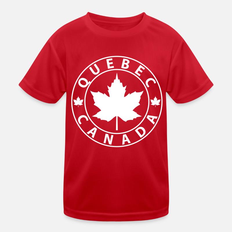 Quebec Kinder Funktions-T-Shirt