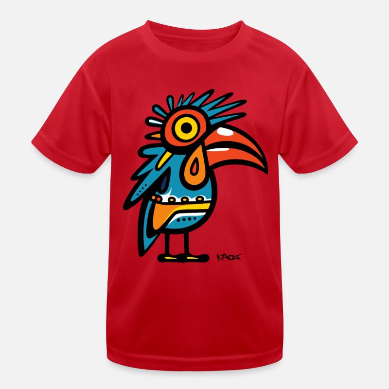Oiseau Pop Art Moderne T-shirt sport Enfant