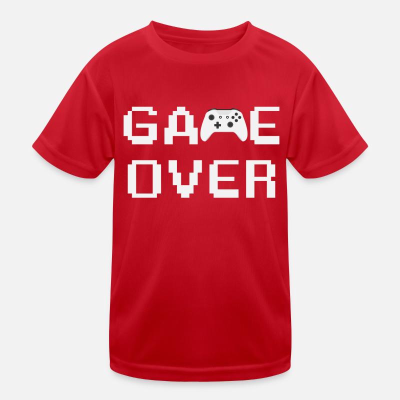 Game Over Controller White Kinder Funktions-T-Shirt