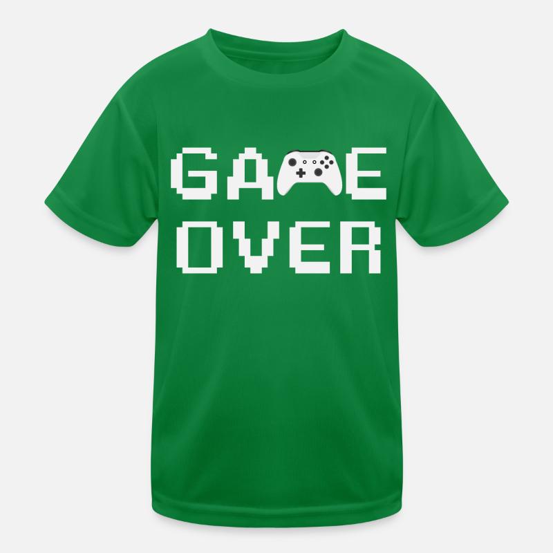 Game Over Controller Blanc T-shirt sport Enfant
