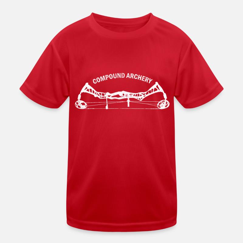 Compound Bogensport Kinder Funktions-T-Shirt