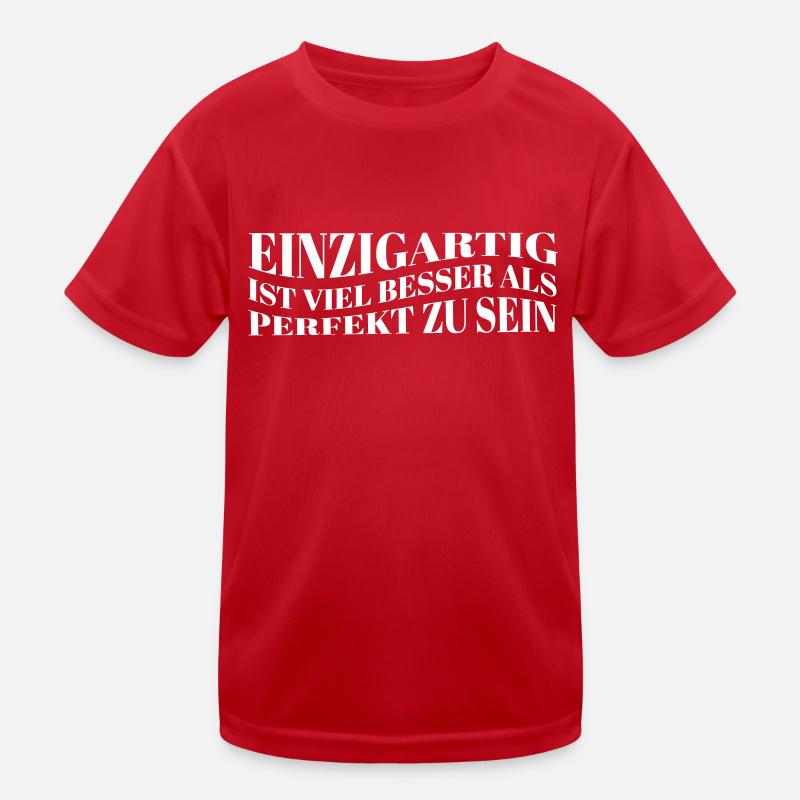 Unique is better than perfect Kids Functional T-Shirt