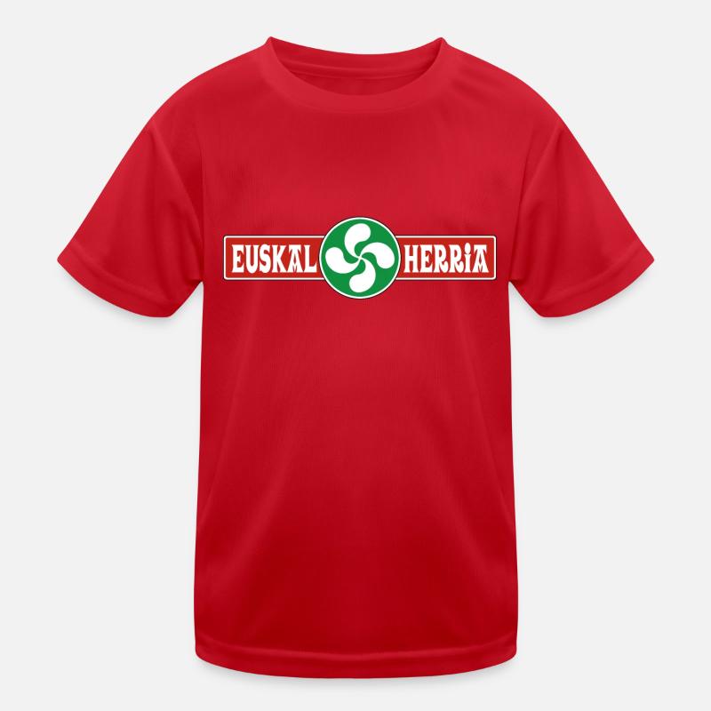 Basque Country logo Kids Functional T-Shirt