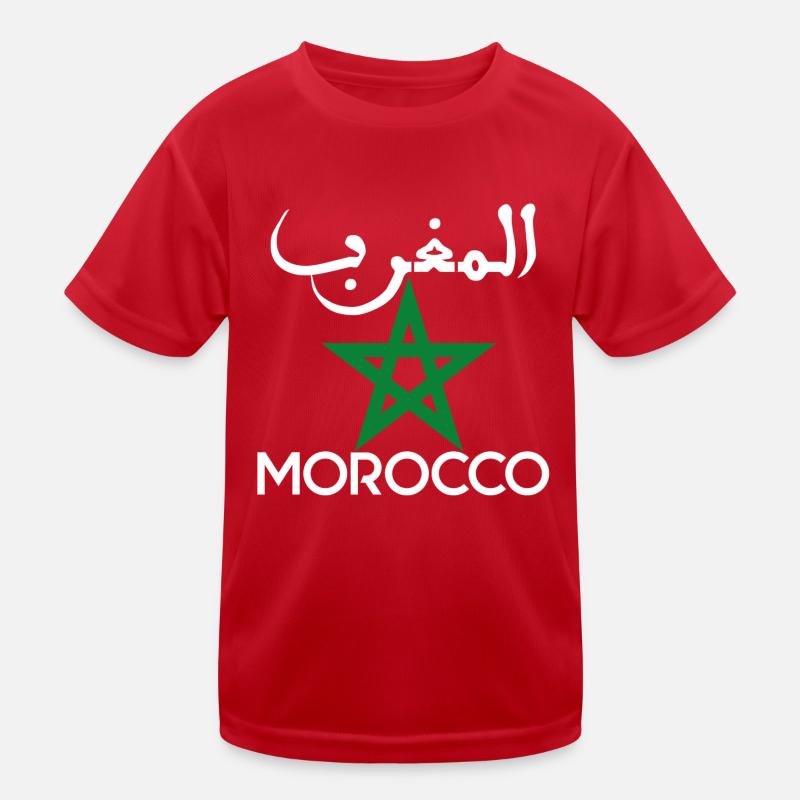 Marokko Kinder Funktions-T-Shirt