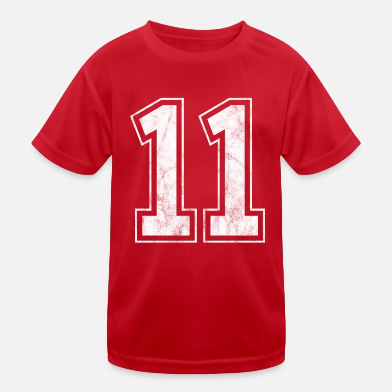Numéro 11 T-shirt sport Enfant