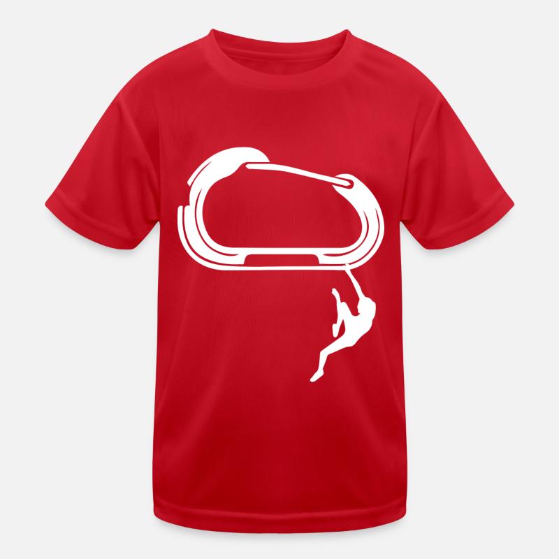Bouldering Climbing Climbing Kids Functional T-Shirt