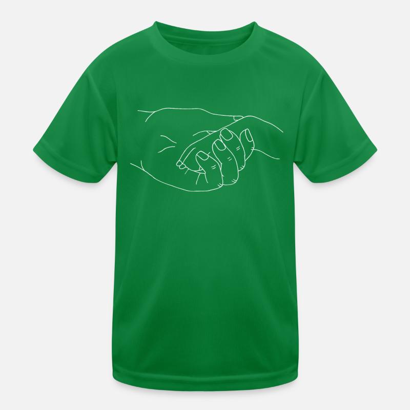 Hand mit Pfote Kinder Funktions-T-Shirt