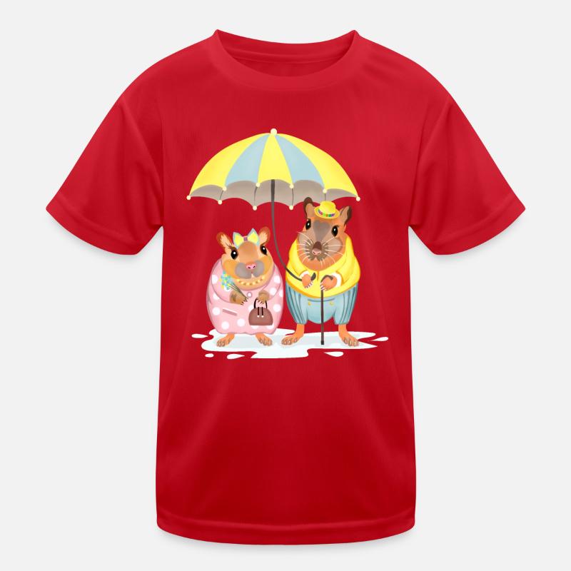 Mr. and Mrs. Hamster Kids Functional T-Shirt
