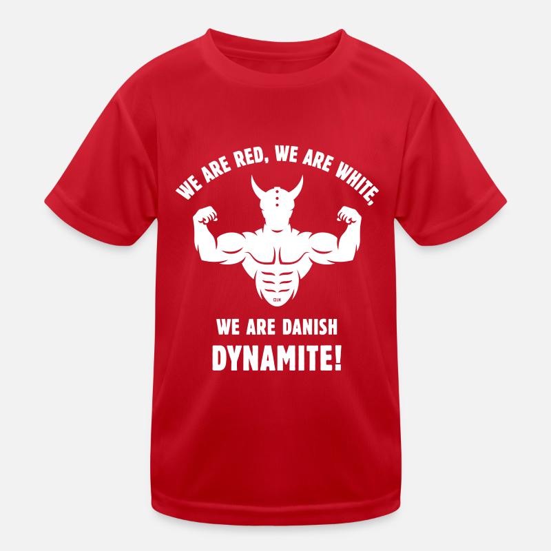 We Are Danish Dynamite! (Dänemark / Wikinger) Kinder Funktions-T-Shirt