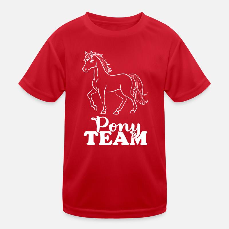 Pony Team Kinder Funktions-T-Shirt