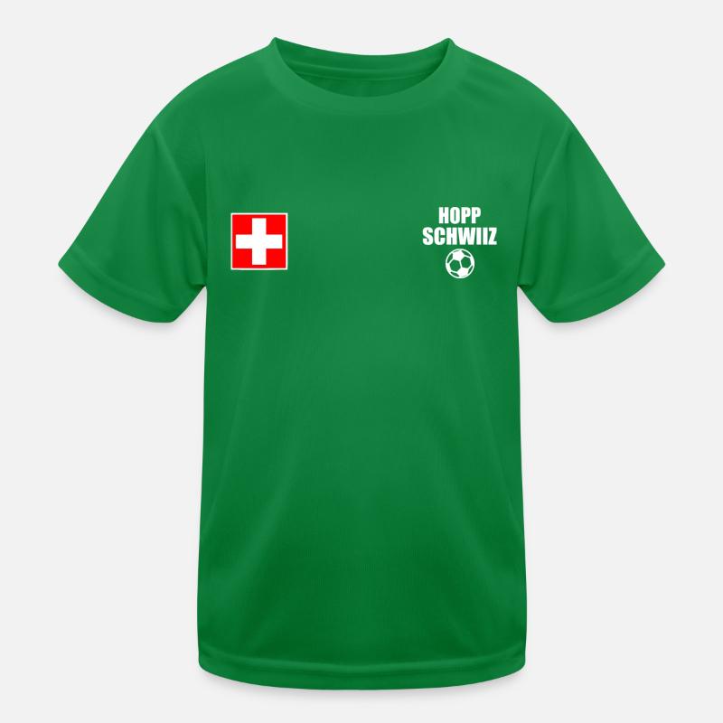 Schweiz Kinder Funktions-T-Shirt