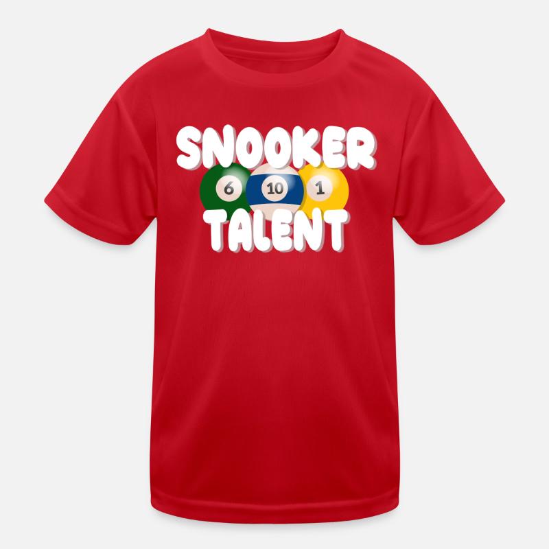Billard Snooker Pool Spruch Sprüche Kinder Funktions-T-Shirt