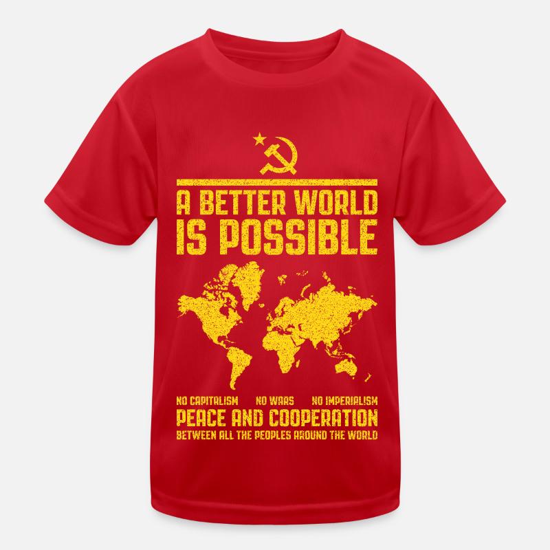 Communist internationalism Kids Functional T-Shirt