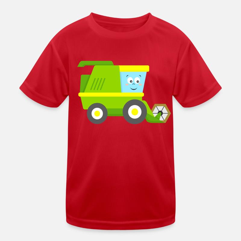 Moissonneuses-batteuses Camion de récolte Machine agricole T-shirt sport Enfant