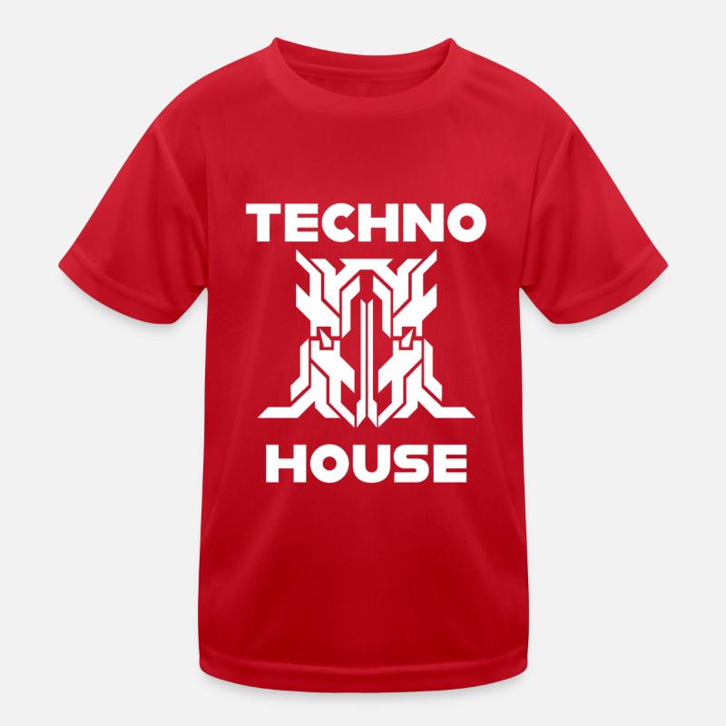 Techno-Haus Kinder Funktions-T-Shirt