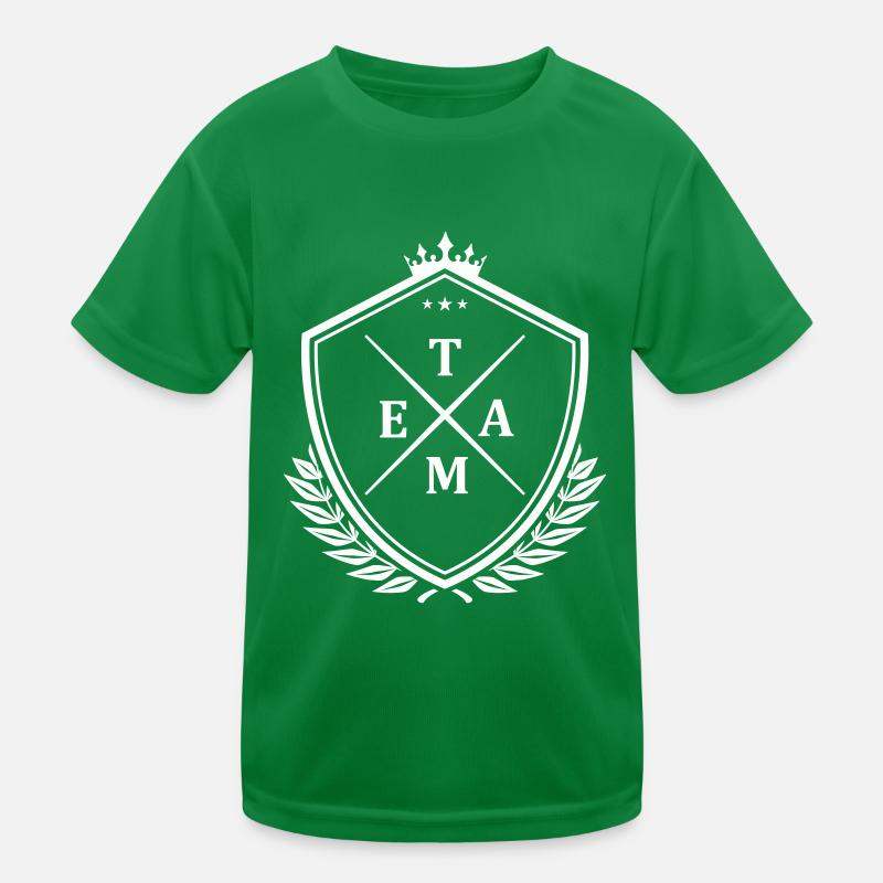 Team Crest Kids Functional T-Shirt