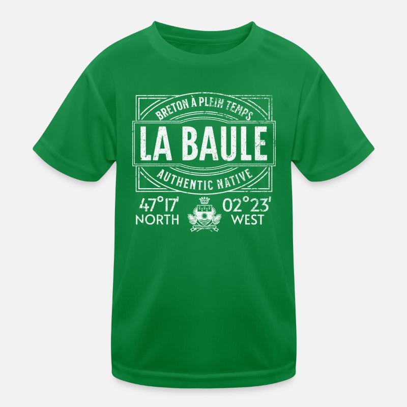 La Baule Authentischer Einheimischer Kinder Funktions-T-Shirt