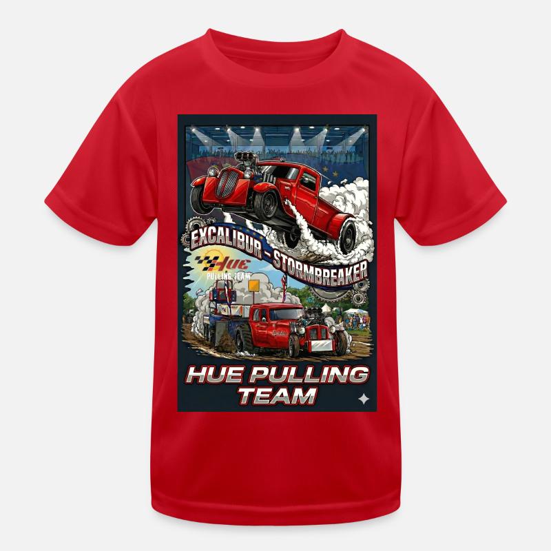 Tshirt_Hue_Pulling_Team Kids Functional T-Shirt