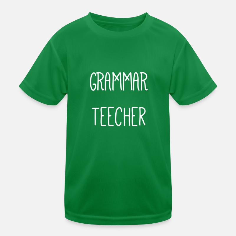 Professeur de grammaire autodérisoire T-shirt sport Enfant