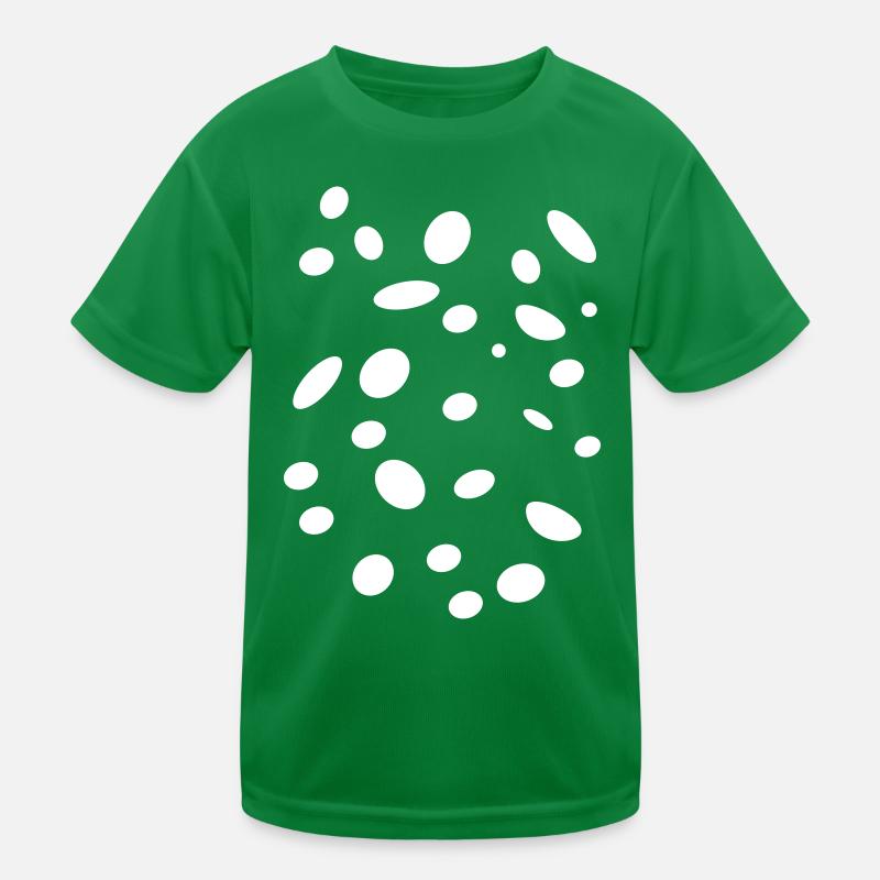 Crapaud costume blanc points champignon rouge blanc T-shirt sport Enfant