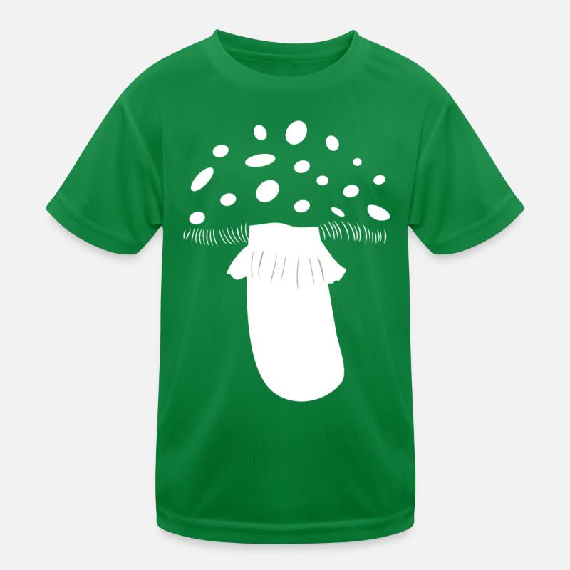 Toadstool Costume Mushroom Mushroom Forest Toadstool Red White Kids Functional T-Shirt