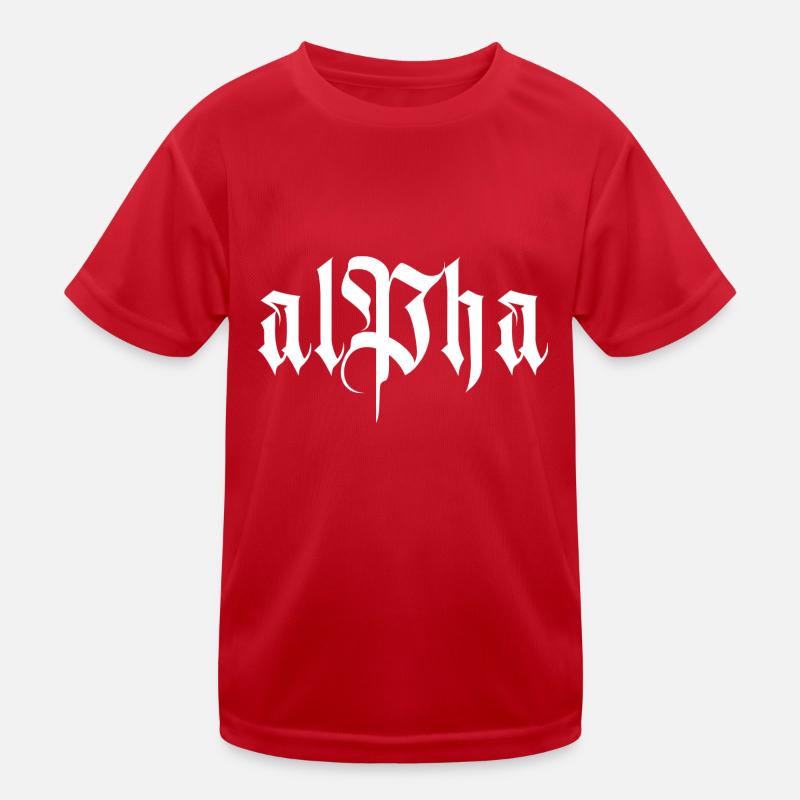Alpha Kinder Funktions-T-Shirt