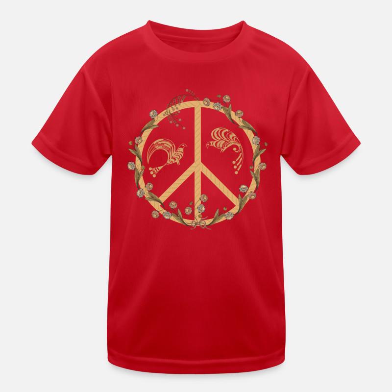 FRIEDE! Kinder Funktions-T-Shirt