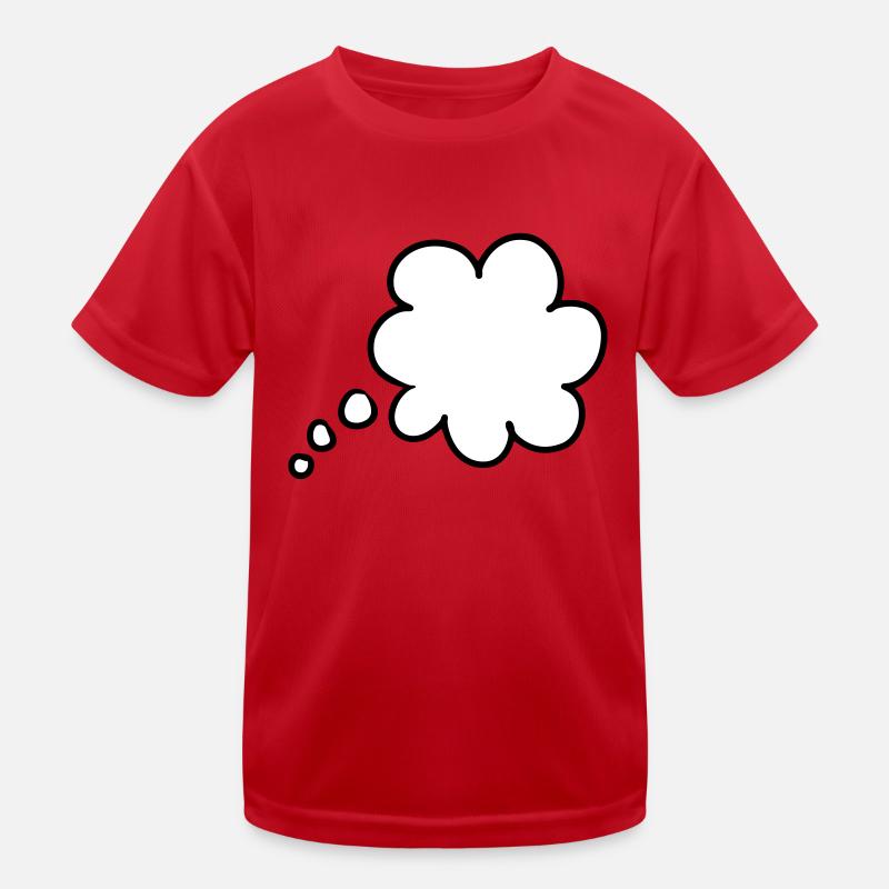 Bulle de pensée bulle de pensée thought bubble T-shirt sport Enfant