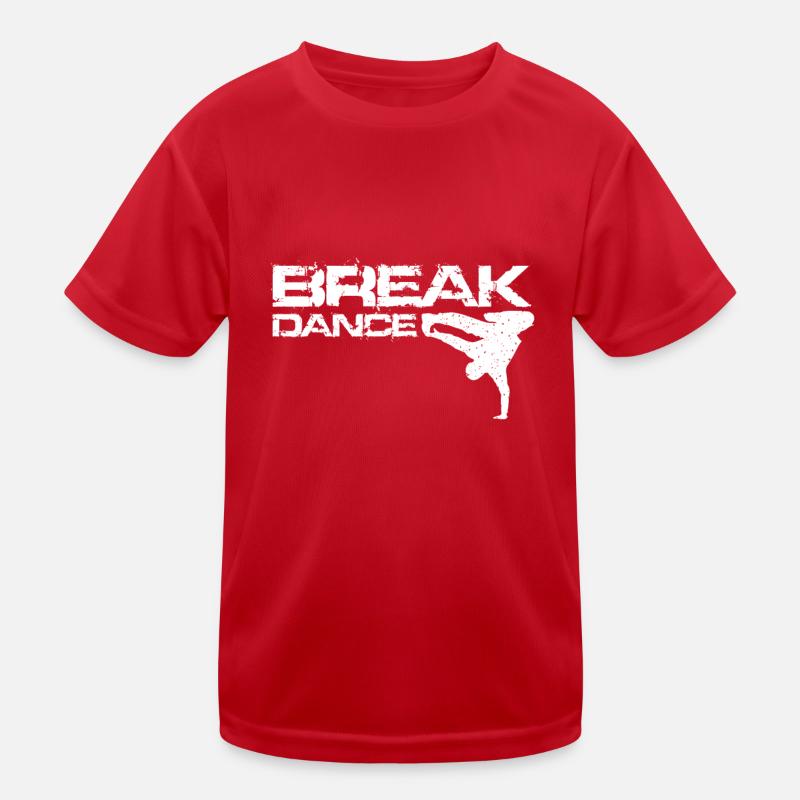 Breakdance Vintage Breakdancer Kinder Funktions-T-Shirt