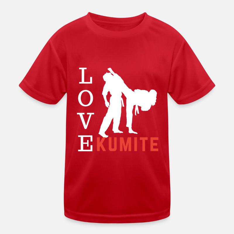 Kumite Love - Karate Geschenkidee Kinder Funktions-T-Shirt