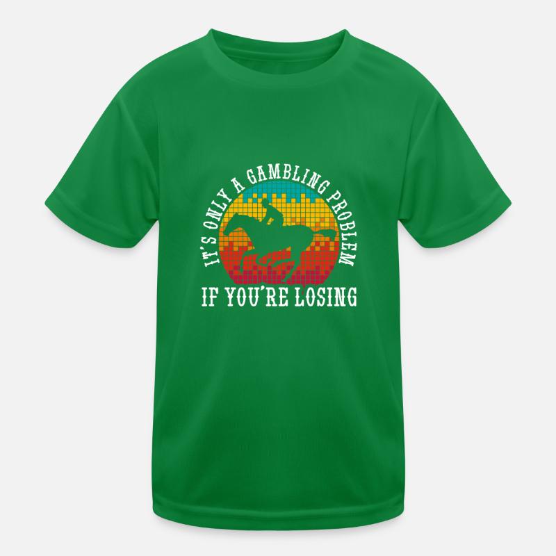 Amateurs de paris sur les courses sur les hippodromes T-shirt sport Enfant