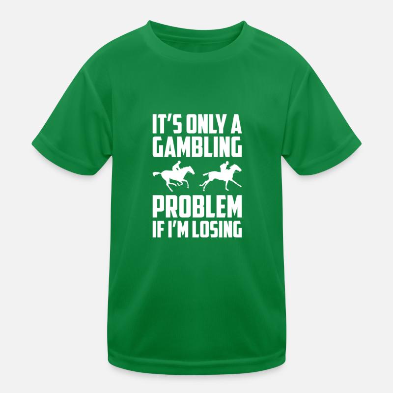 Amateurs de paris sur les courses sur les hippodromes T-shirt sport Enfant