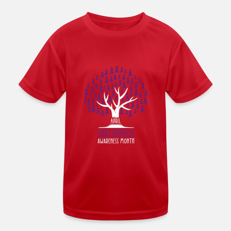 Vêtements de conscience de sarcoïdose T-shirt sport Enfant