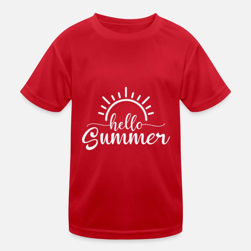 Hello Summer Kinder Funktions-T-Shirt