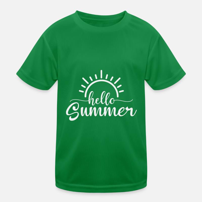 Hello Summer Kids Functional T-Shirt