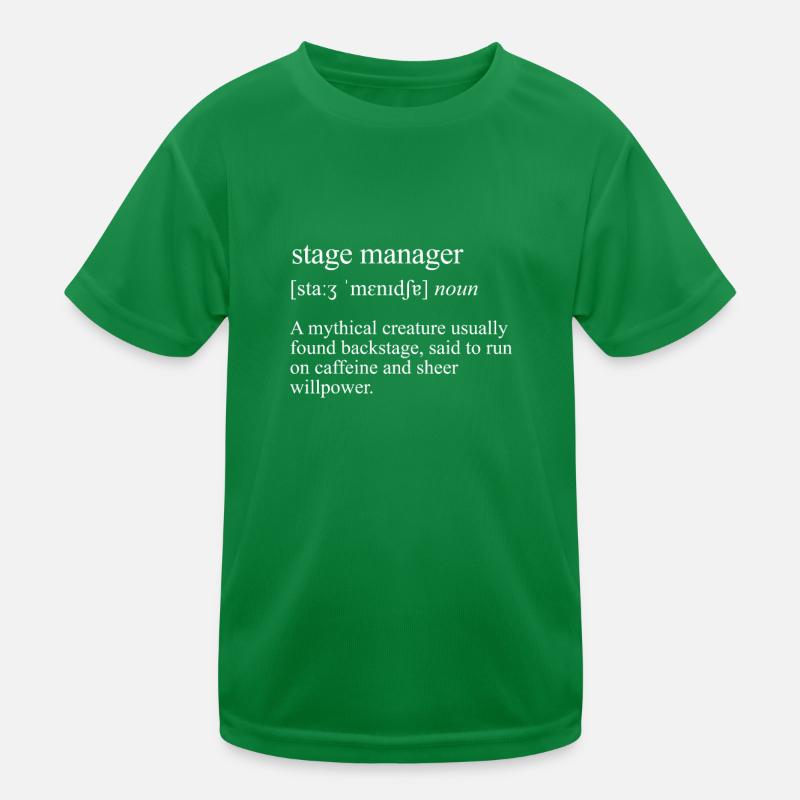 Une créature mythique, technicien de scène T-shirt sport Enfant