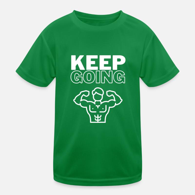 Keep Going Kinder Funktions-T-Shirt