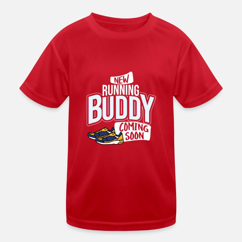 Nouveau copain de course à venir bientôt bébé grossesse T-shirt sport Enfant