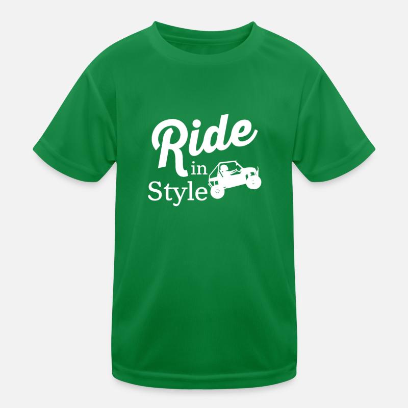 Ride In Style - SxS Side-By-Side UTV Kids Functional T-Shirt