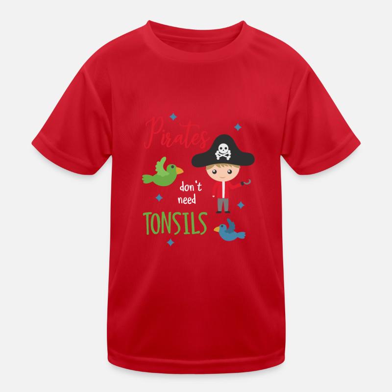 Pirates Don't Need Tonsil Surgery Mandel Operation Kinder Funktions-T-Shirt