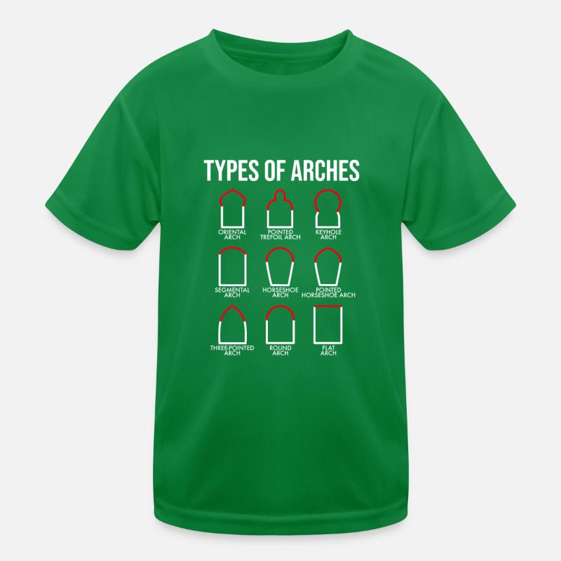 Types d’arches, Ingénieur architecte T-shirt sport Enfant