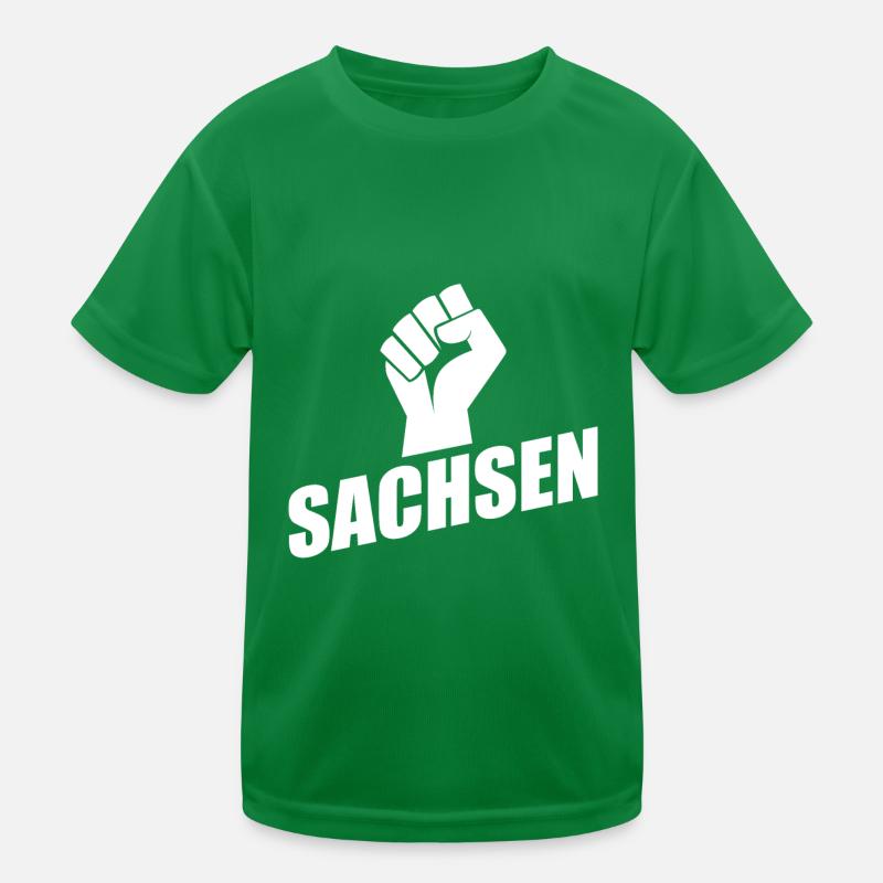 Sachsen Faust logo Kinder Funktions-T-Shirt