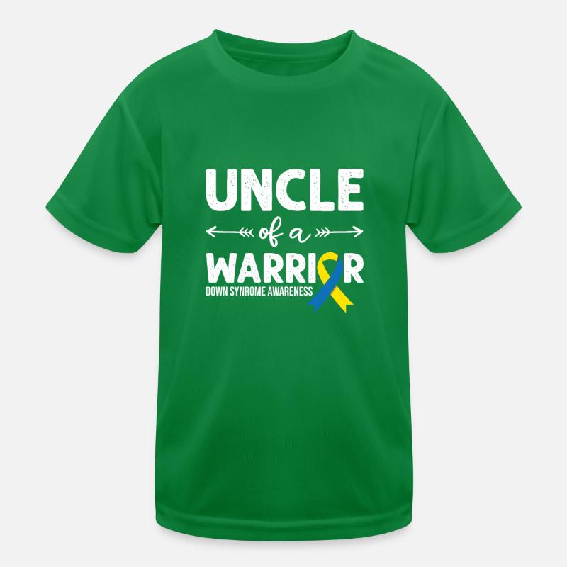 Oncle d'un guerrier, syndrome de la boucle vers le bas T-shirt sport Enfant