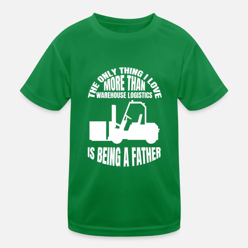 Warehouse Worker Gift Logistics Warehouse Logistics Kids Functional T-Shirt