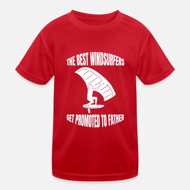 Windsurfing Kitesurfing Windsurfer Kitesurfer Kinder Funktions-T-Shirt