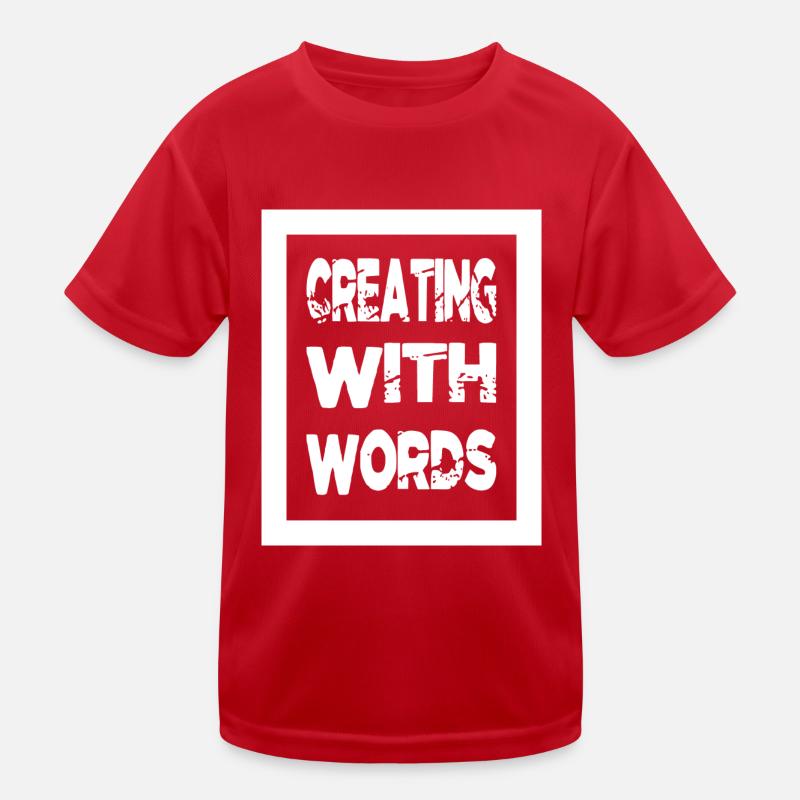 creativity creative inspiration writing tips quote Kids Functional T-Shirt